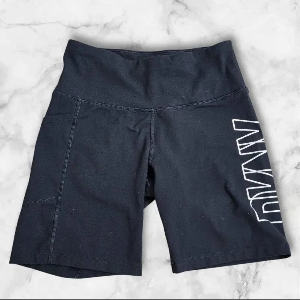 DKNY Black Biker Shorts Size Small